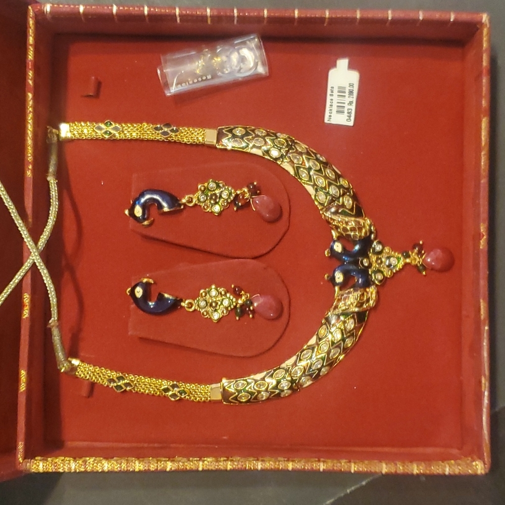 Vintage India Peacock Jewelry